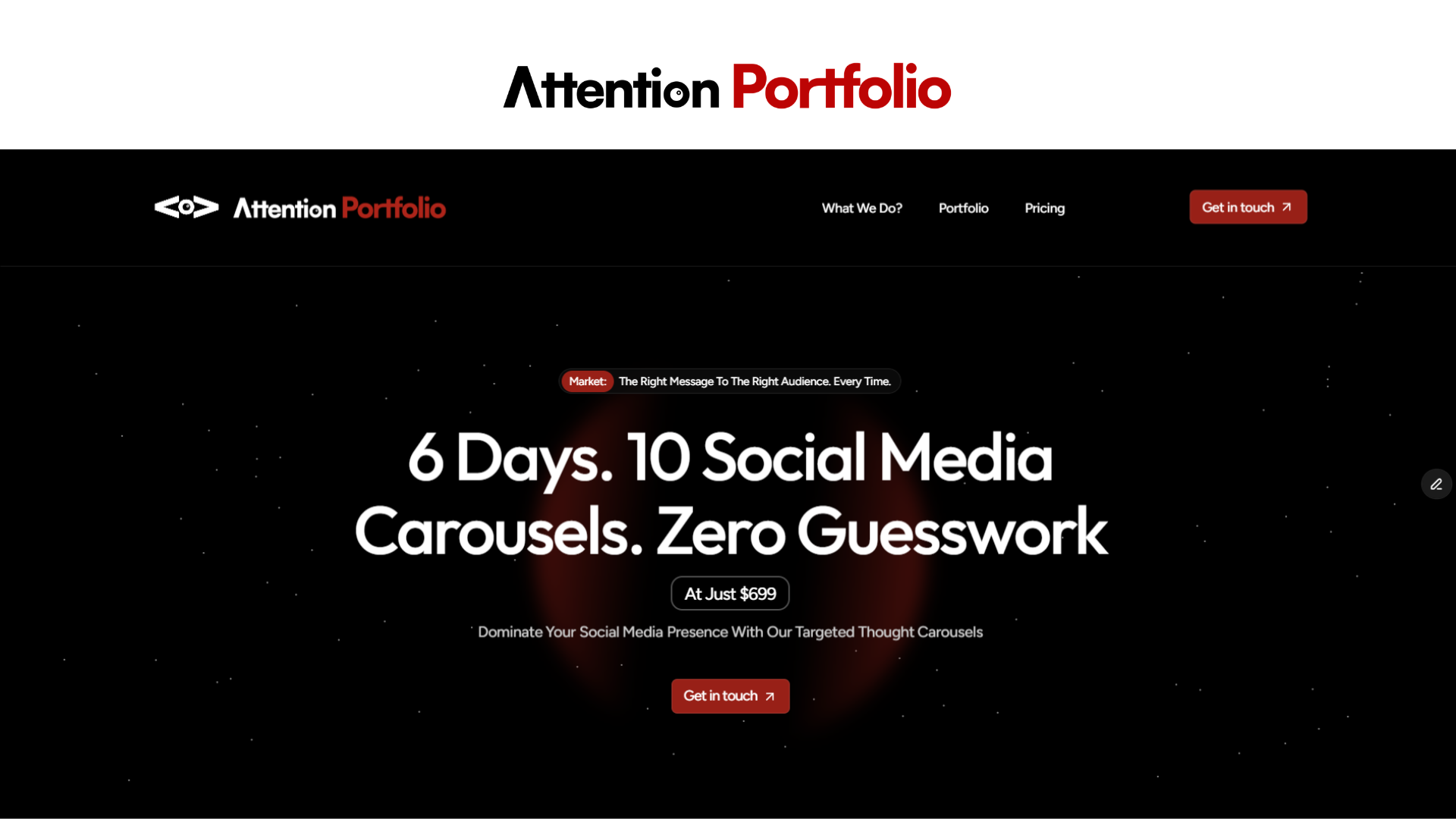 Attention Portfolio
